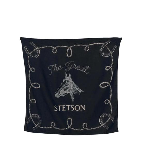  더 그레이트 머플러/스카프 위대한. 스텟슨 웨스턴 반다나 네이비