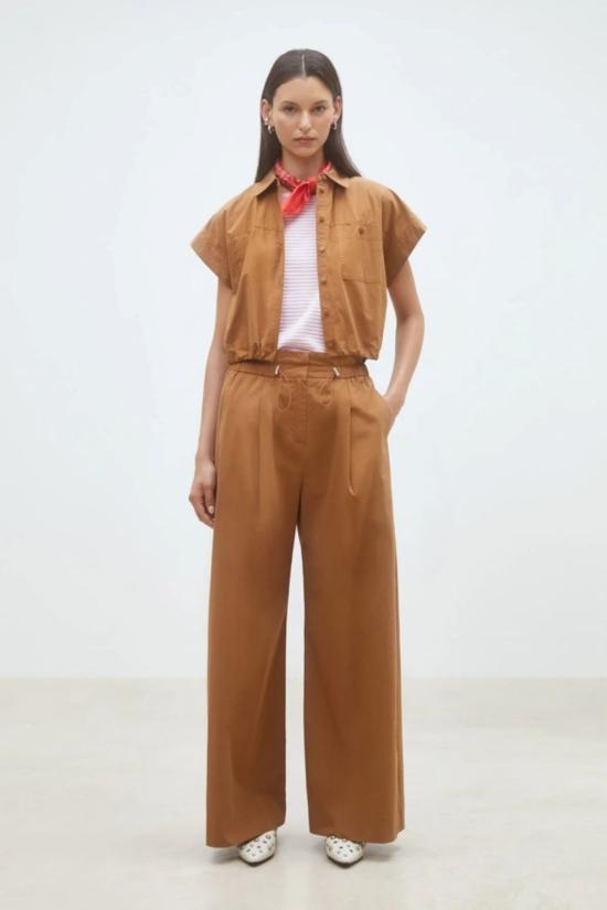  선쿠 셔츠 로레나 숏 버튼다운 - SUNCOO