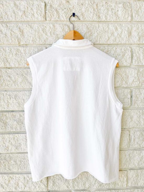  프랭크 앤 에일린 민소매 티셔츠 프랭크 & 아일린 올리비아 포포버 헨리 탑 화이트 - FRANK & EILEEN