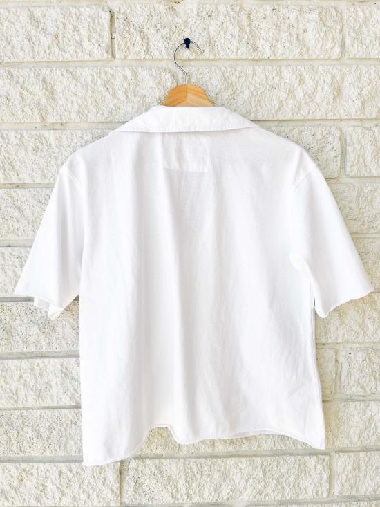  프랭크 앤 에일린 폴로 티셔츠 프랭크 & 아일린 패티 포포버 헨리 탑 화이트 - FRANK & EILEEN