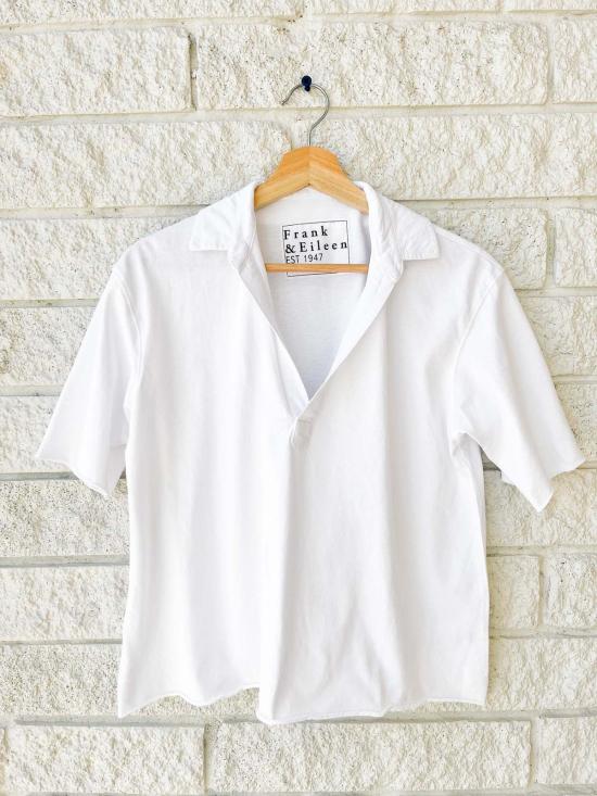  프랭크 앤 에일린 폴로 티셔츠 프랭크 & 아일린 패티 포포버 헨리 탑 화이트