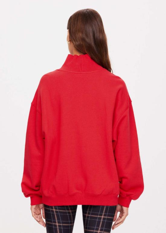  더 업사이드 터틀넥 업사이드 오프 피스트 클레멘타인 크루 스웨트셔츠 칠리 - THE UPSIDE