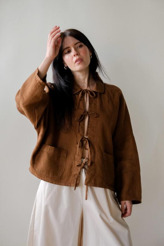  Linenfox 자켓 리넨폭스 모니카 재킷