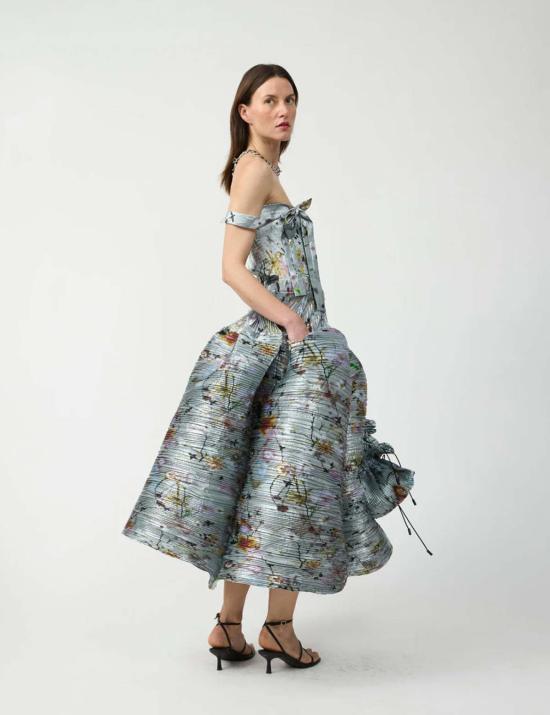  줄리아 호이어 롱 원피스 Julia Heuer 켄자 핸드플리츠 - JULIA HEUER