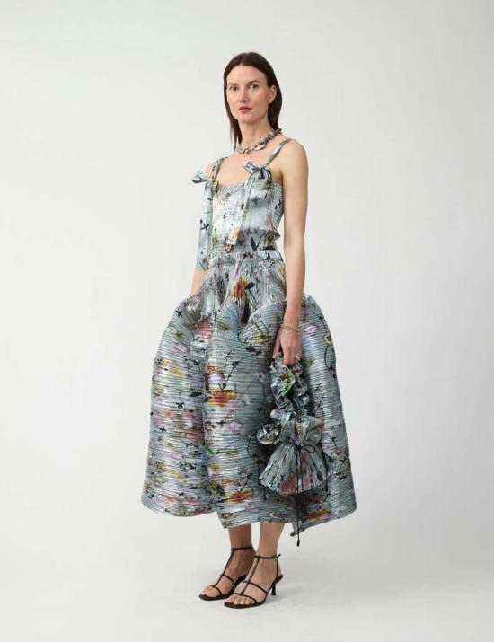  줄리아 호이어 롱 원피스 Julia Heuer 켄자 핸드플리츠 - JULIA HEUER