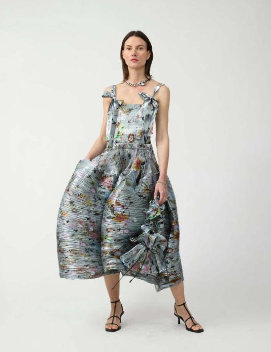  줄리아 호이어 롱 원피스 Julia Heuer 켄자 핸드플리츠 - JULIA HEUER