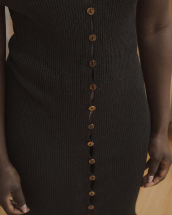  베이스레인지 미디 원피스 베이스렌지 오데르 드레스 - BASERANGE