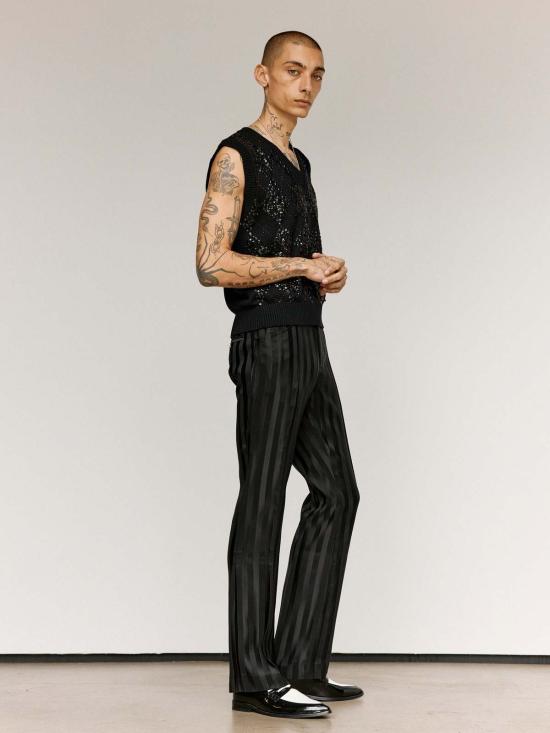  어니스트 더블유 베이커 니트 베스트 어니스트 W. 베이커 울 핸드메이드 아가일 - ERNEST W. BAKER