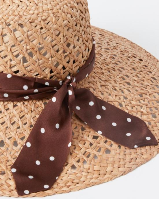  랙앤본 버킷햇 Rag & Bone 가든 스트로 햇 내추럴/브라운 - RAG & BONE