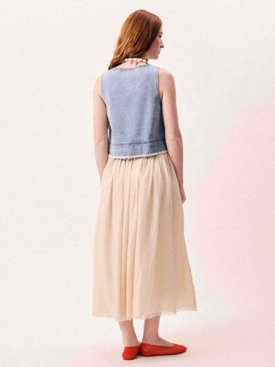  프렌치 롱 스커트 프랑스 메리 스커트 - FRNCH