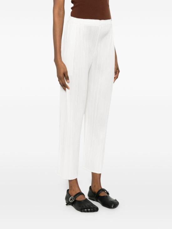 26SS 플리츠플리즈 스트레이트 팬츠 PP66JF125 01 Bianco - PLEATS PLEASE
