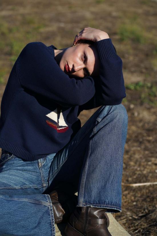  넬로 준 스웨터 세일보트 - NELLO JUNE