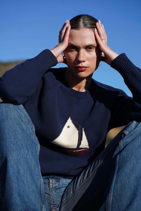  넬로 준 스웨터 세일보트 - NELLO JUNE