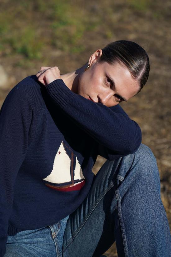  넬로 준 스웨터 세일보트 - NELLO JUNE