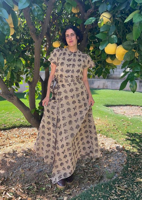  에이스 앤 지그 롱 원피스 에이스앤지그 상그리아 스커트 위트