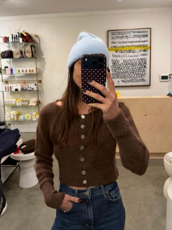  아메리칸 드림즈 가디건 마틸다 알파카 카디건 - AMERICAN DREAMS