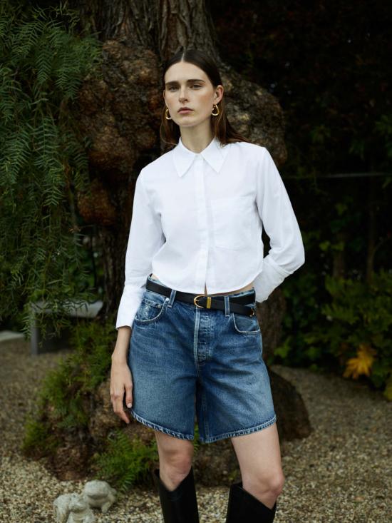  시티즌 오브 휴머니티 셔츠 비 크롭탑 - CITIZEN OF HUMANITY