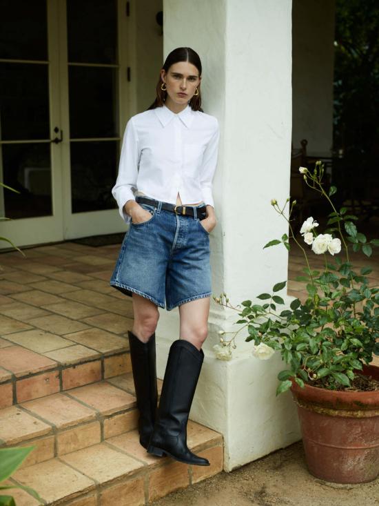  시티즌 오브 휴머니티 셔츠 비 크롭탑 - CITIZEN OF HUMANITY