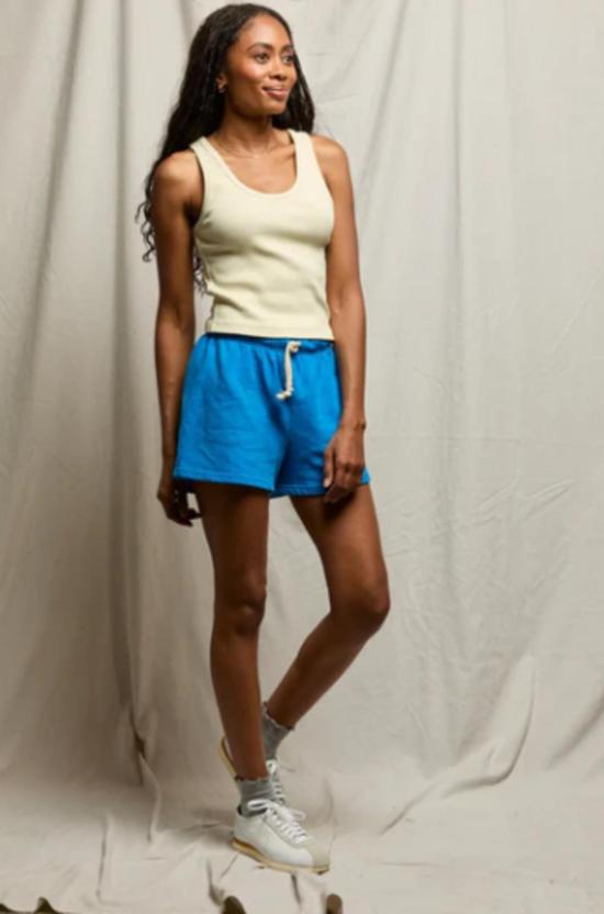  퍼펙트 화이트 티 민소매 티셔츠 퍼펙트화이트티 블론디 스트럭처드 립드 탱크 커스터드 - PERFECT WHITE TEE