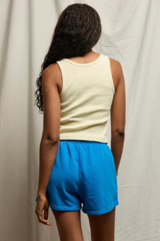  퍼펙트 화이트 티 민소매 티셔츠 퍼펙트화이트티 블론디 스트럭처드 립드 탱크 커스터드 - PERFECT WHITE TEE