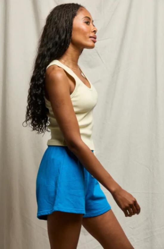  퍼펙트 화이트 티 민소매 티셔츠 퍼펙트화이트티 블론디 스트럭처드 립드 탱크 커스터드 - PERFECT WHITE TEE