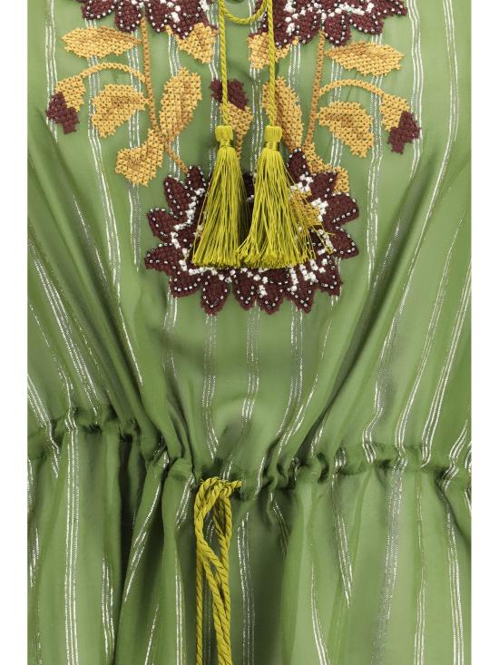 26SS 발렌티노 가라바니 블라우스 8B3AEBB69W2 C9M GREEN - VALENTINO GARAVANI