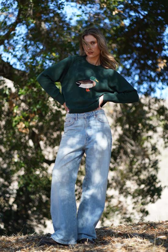  넬로 준 스웨터 청둥오리 - NELLO JUNE