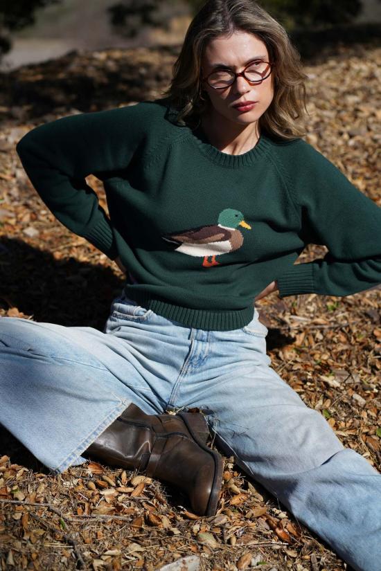  넬로 준 스웨터 청둥오리 - NELLO JUNE