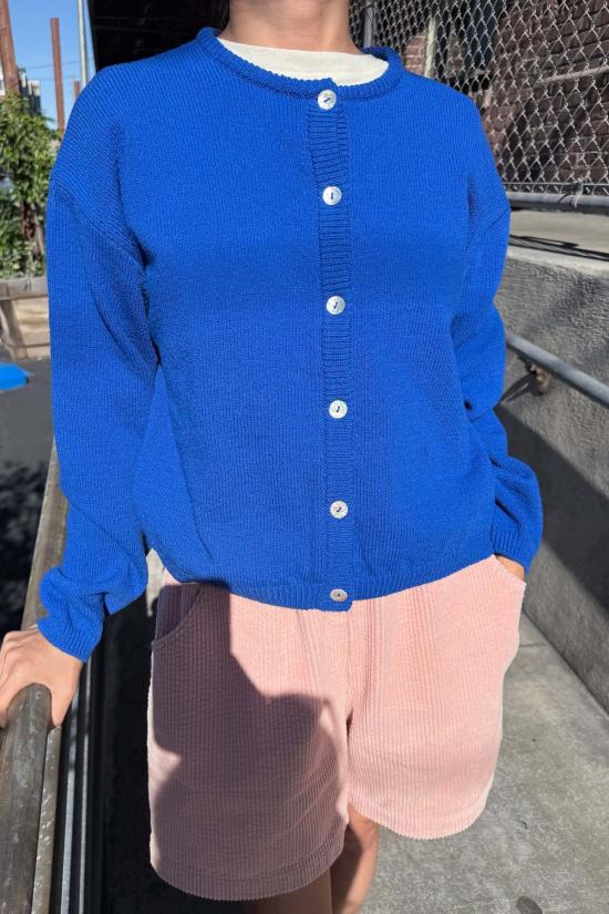  르 본 숍 가디건 르봉숍 코튼 레일라