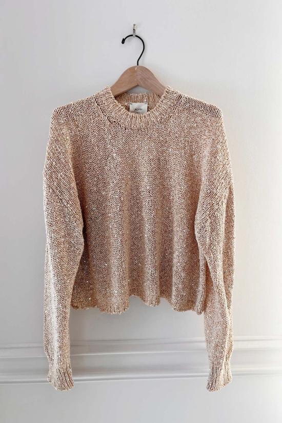  알리지 스웨터 알리시 코튼 스팽글 - ALYSI