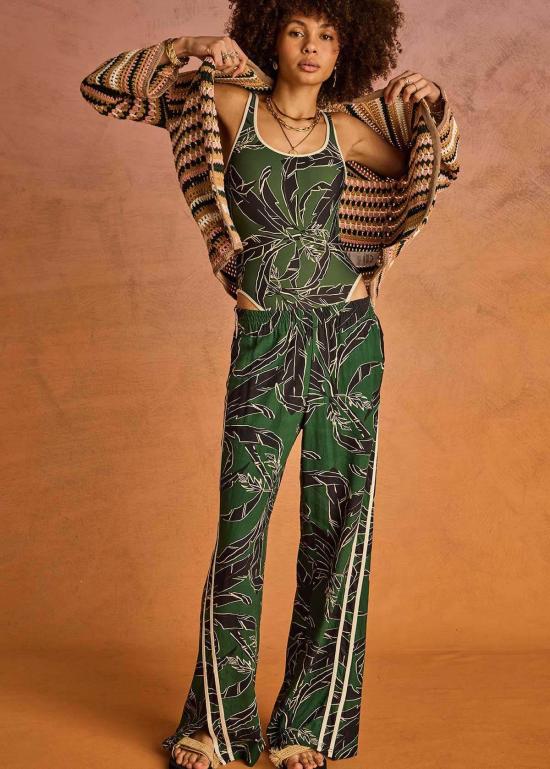  더 업사이드 트레이닝/조거 팬츠 업사이드 타마라 줄리엣 팬트 정글라 - THE UPSIDE