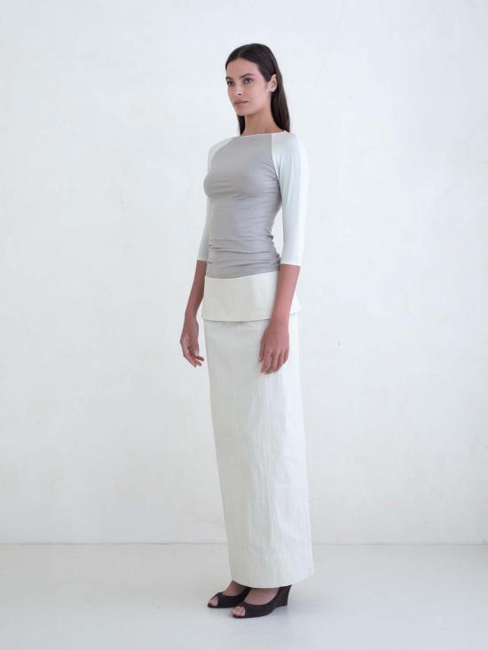  벨 안나 긴팔 티셔츠 래글런 탑 - BELLE ANNA