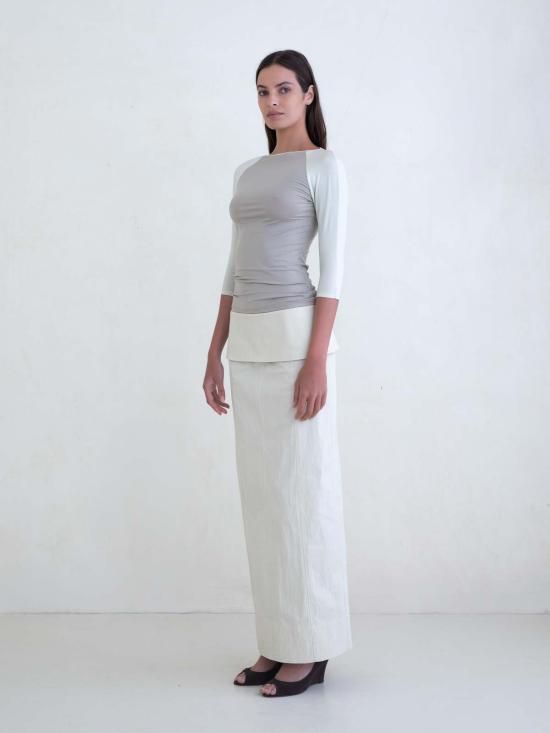  벨 안나 긴팔 티셔츠 래글런 탑 - BELLE ANNA