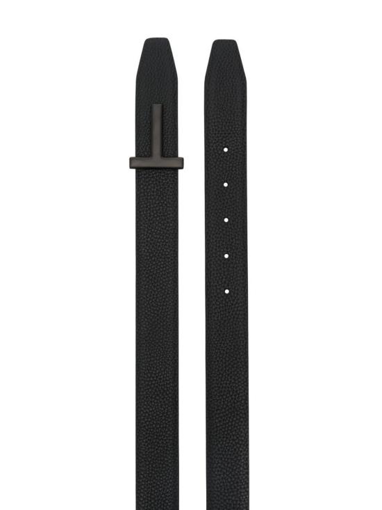  톰포드 가죽 벨트 톰 포드 가죽  블랙 - TOMFORD