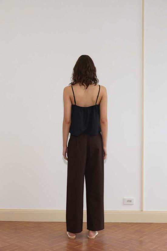  데이지 스튜디오 데님 팬츠 Deiji Studios 포켓 진 다크 브라운 - DEIJI STUDIO