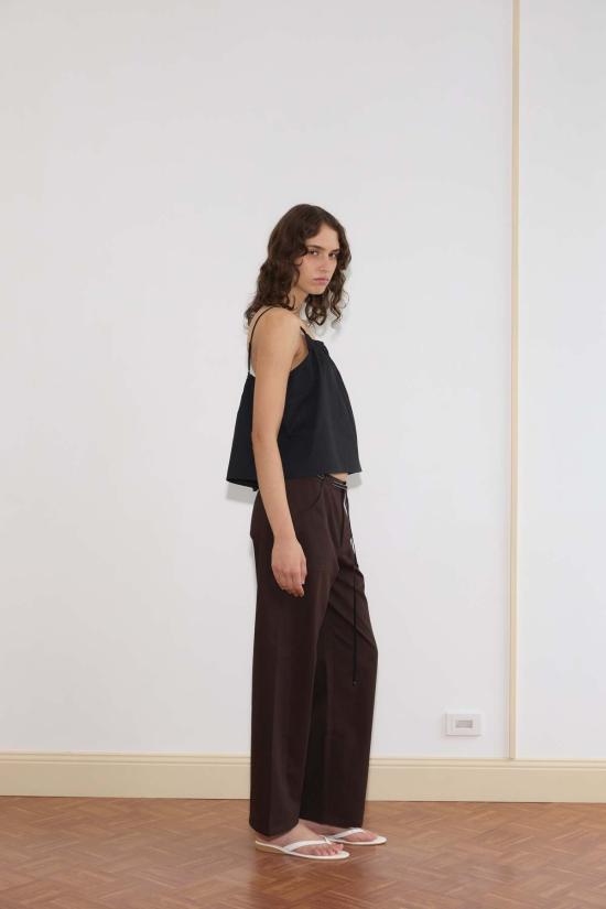  데이지 스튜디오 데님 팬츠 Deiji Studios 포켓 진 다크 브라운 - DEIJI STUDIO