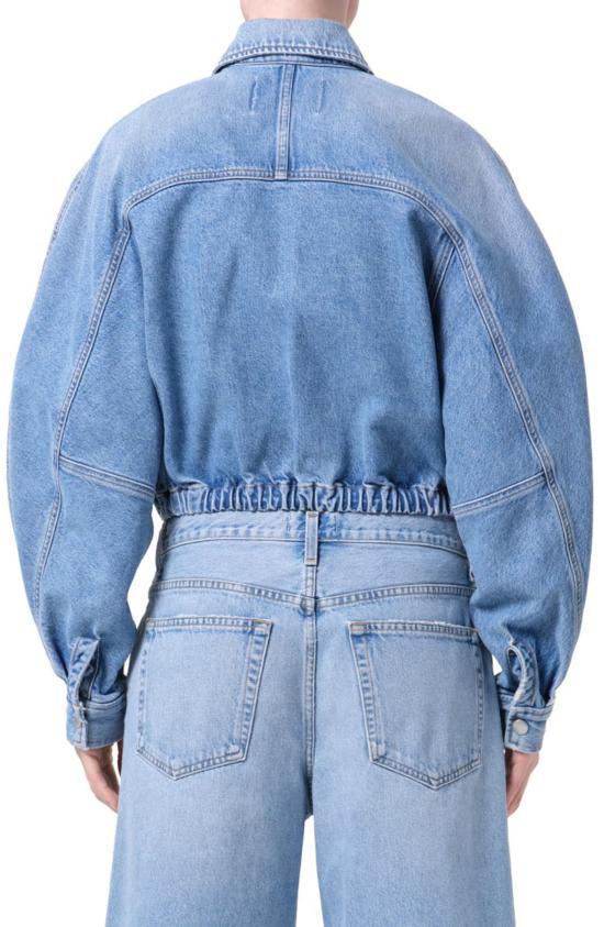  에이골디 데님 자켓 아골드 딕슨 코쿤 봄버 재킷 아웃브레이크 - AGOLDE