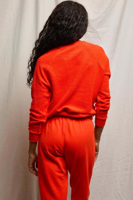  퍼펙트 화이트 티 스웨터 지기 플리스 스웨트셔츠 - PERFECT WHITE TEE