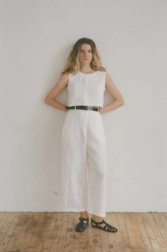  샤이나 모트 민소매 티셔츠 샤이나 모테 시엘로 탑 - SHAINA MOTE