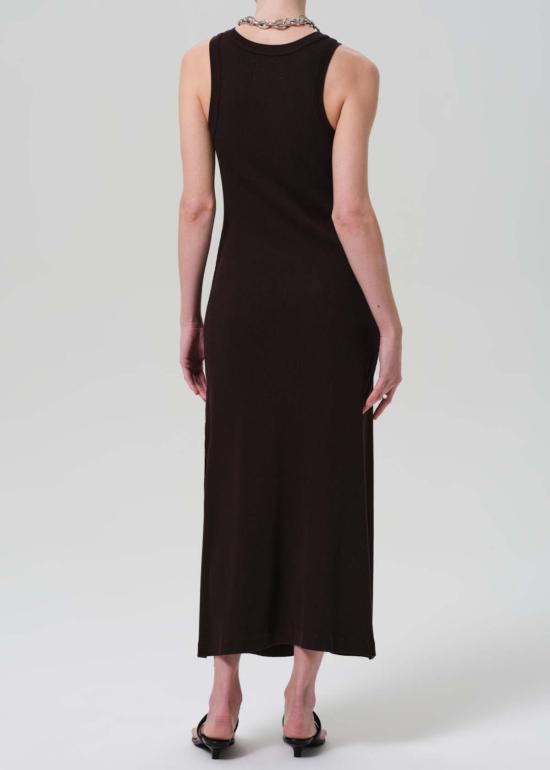  시티즌 오브 휴머니티 롱 원피스 이사벨 탱크 드레스 초콜릿 - CITIZEN OF HUMANITY