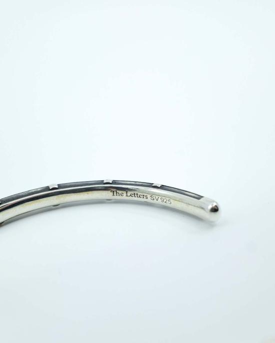  더 레터스 팔찌 레터스 실버 말굽 팔찌 - THE LETTERS