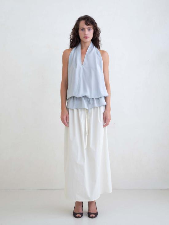  벨 안나 블라우스 스파이럴 탑