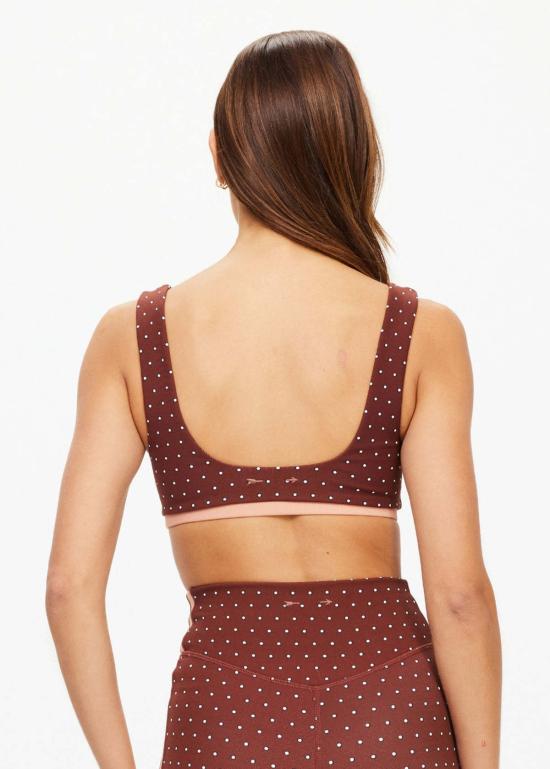  더 업사이드 트레이닝 티셔츠업사이드 마호 할리  폴카 도트 - THE UPSIDE