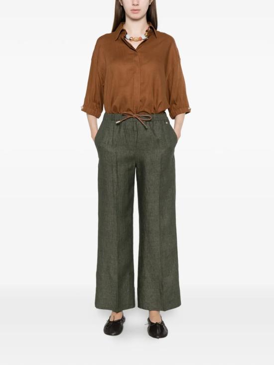 26SS 에르노 스트레이트 팬츠 PT000219D 17105Z7400 Green - HERNO