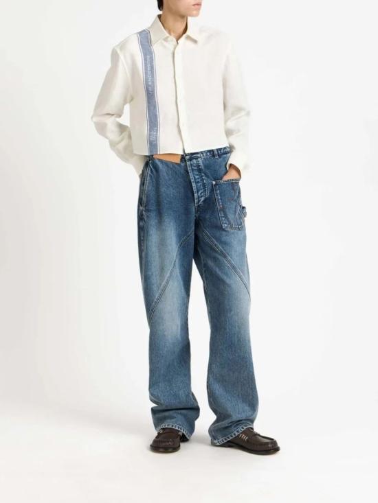 26SS JW앤더슨 셔츠 SH0384PG1898614 White - JW ANDERSON