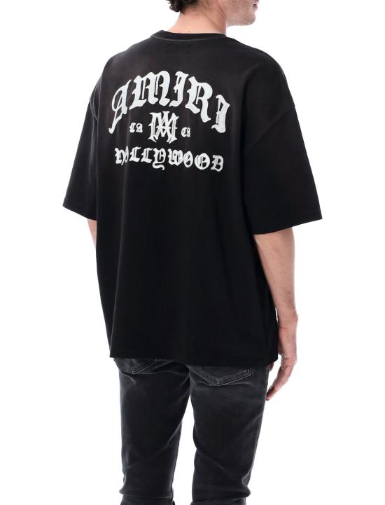  아미리 반팔 티셔츠 할리우드 티셔츠 블랙 - AMIRI