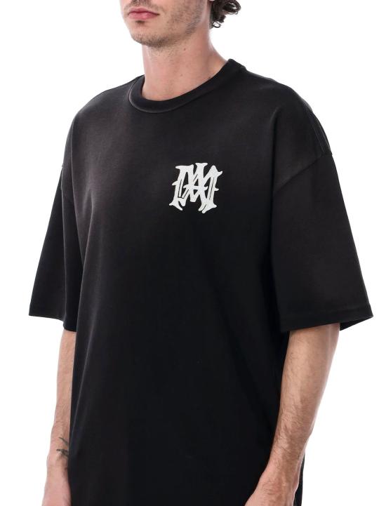  아미리 반팔 티셔츠 할리우드 티셔츠 블랙 - AMIRI