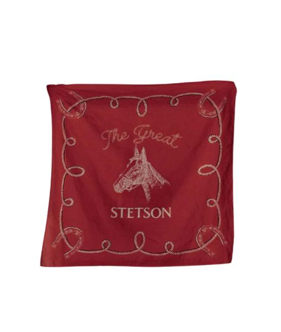  더 그레이트 머플러/스카프 위대한. 스테트슨 웨스턴 반다나 레드