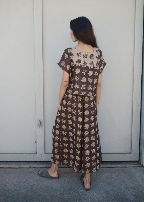  에이스 앤 지그 팔라초 팬츠 에이스앤지그 조 미디 퀼로트 보태니컬 - ACE & JIG