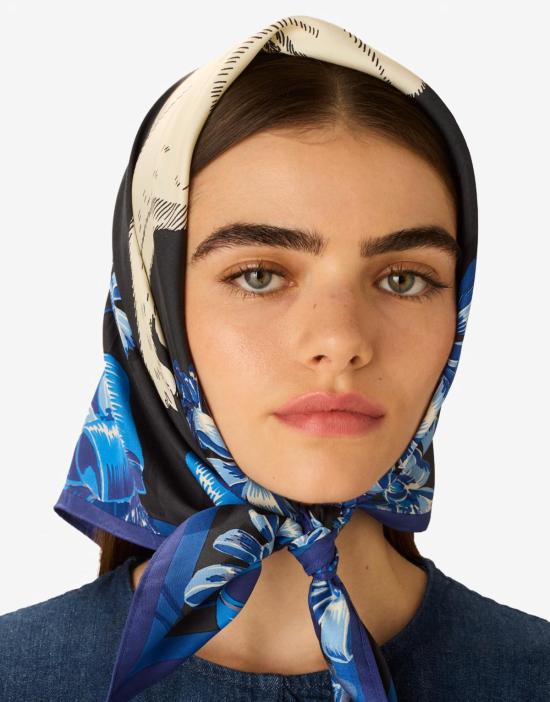  이누이투시 머플러/스카프 이누이투쉬 스퀘어 65 투투 스카프 블루 - INOUITOOSH